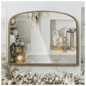 Vintage Baroque Arched Mirror (size: 28x36in)