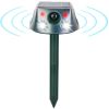 1Pc Ultrasonic Solar Animal Repeller Outdoor  Mole Snake Squirrel Repellent Waterproof With 3 Modes Motion Sensor Vibration Stake For Farm Garden