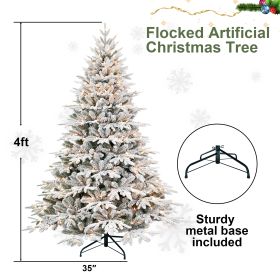 PE, PVC Christmas Tree, Christmas Decorations, With Lights (Option: 4ft)