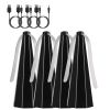 4Pack Fly Table Fans Battery USB Powered Bug Fans Food Fans Fly Table Spinners Traps With Hook For Party BBQ Picnic Camping
